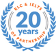 20 years ielts logo